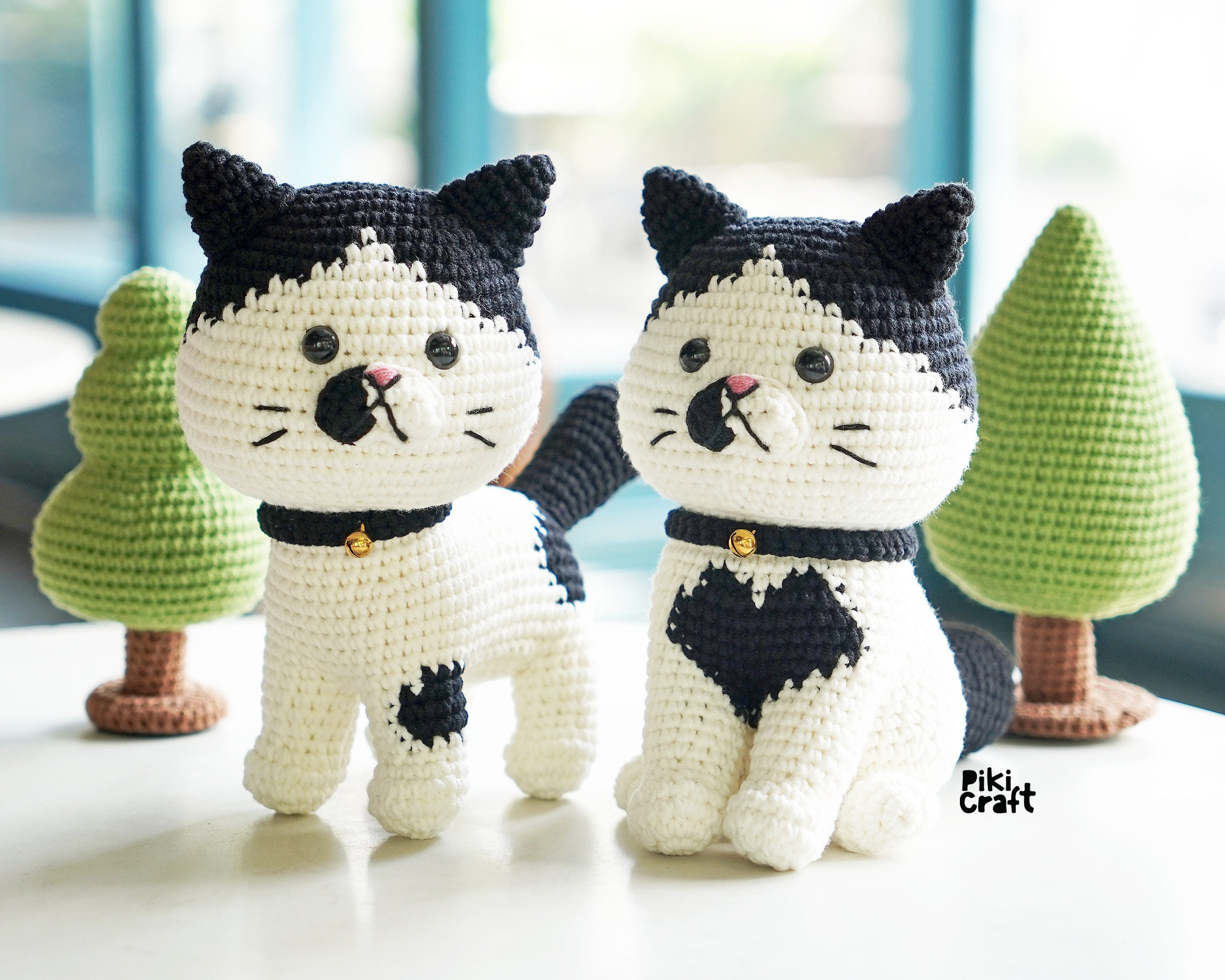 British Shorthair Cat Crochet Pattern: Amigurumi Kitties (digital Download)  - Etsy, image size:2500x2000