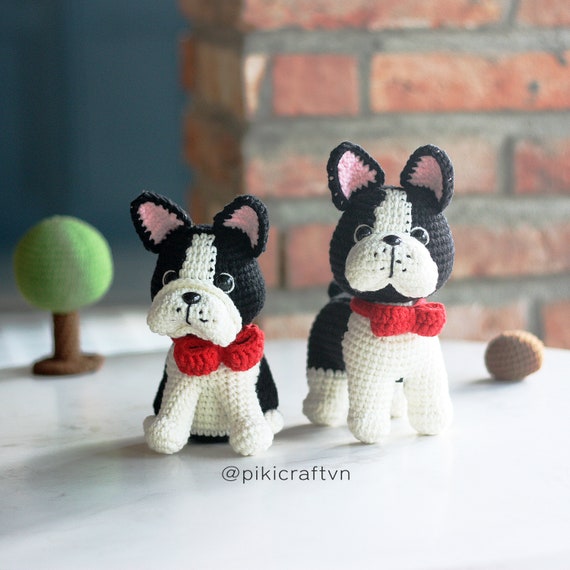 Amigurumi Art Cats & Dogs Kit - French Bulldog
