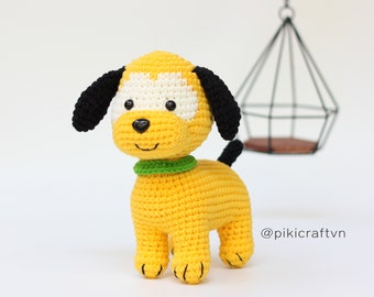 Adorable Dog Amigurumi Crochet Pattern PDF. Dogs Amigurumi Patterns. Instant Download.