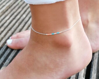 Minimalist jewelry Gold Anklet Brass Charms Anklet Beach Ankle bracelet Brass Anklet Gold Bracelet Layered Anklet Star Charm Anklet