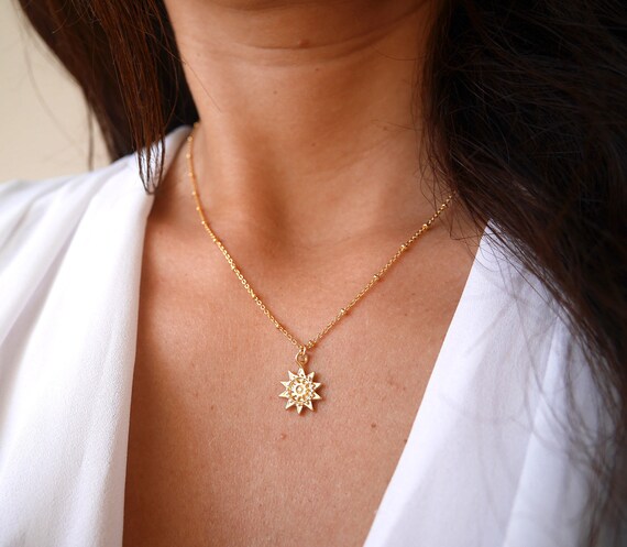 Collier Pendentif Bohème Plaqué Or - Multiple Chaînes Délicates Avec Perle - Longueur Réglable
