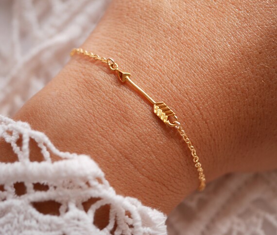 Gold arrow deals bracelet