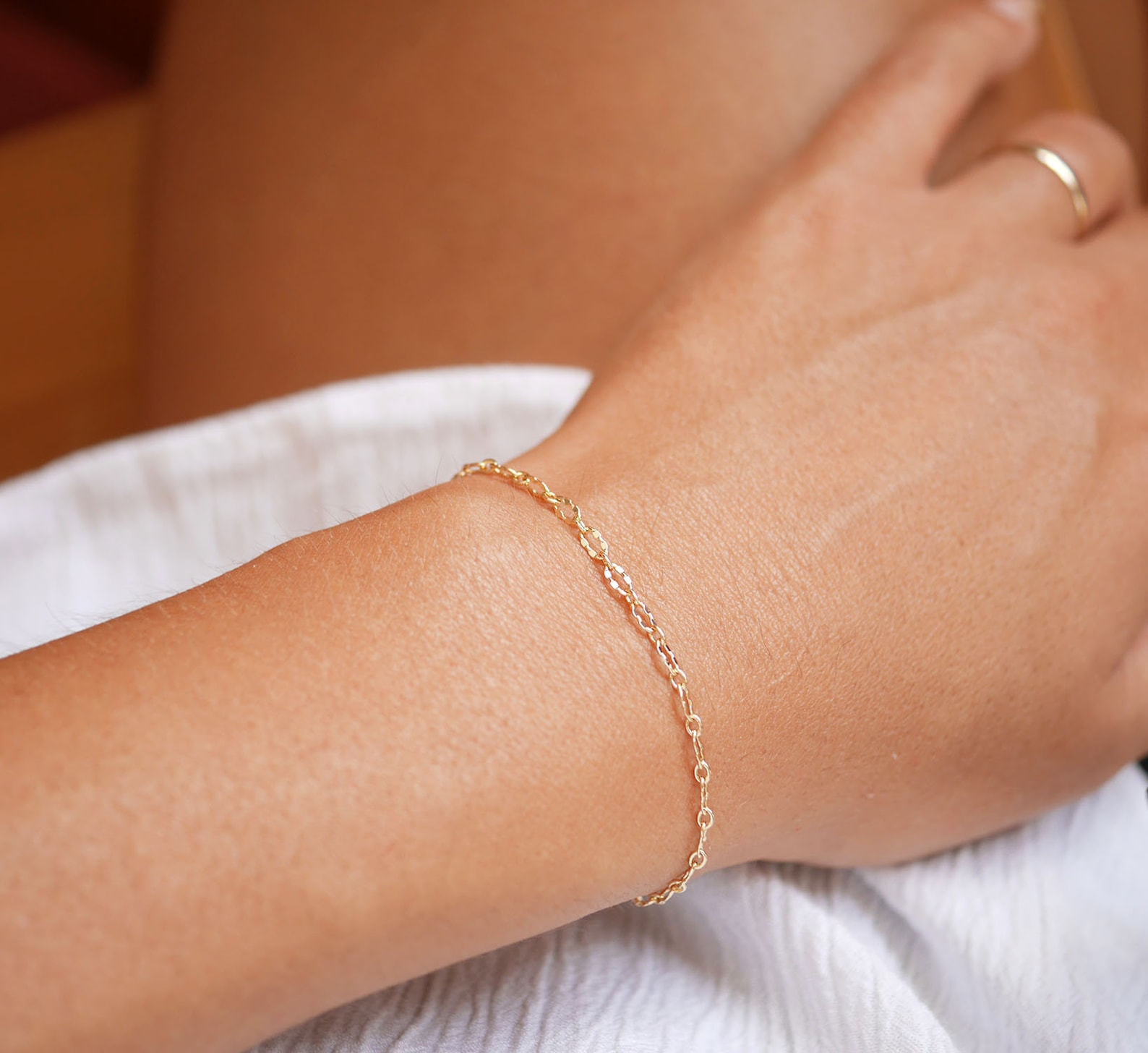 Gold Plated Curb bracelet Woman Curb bracelet Gold Etsy