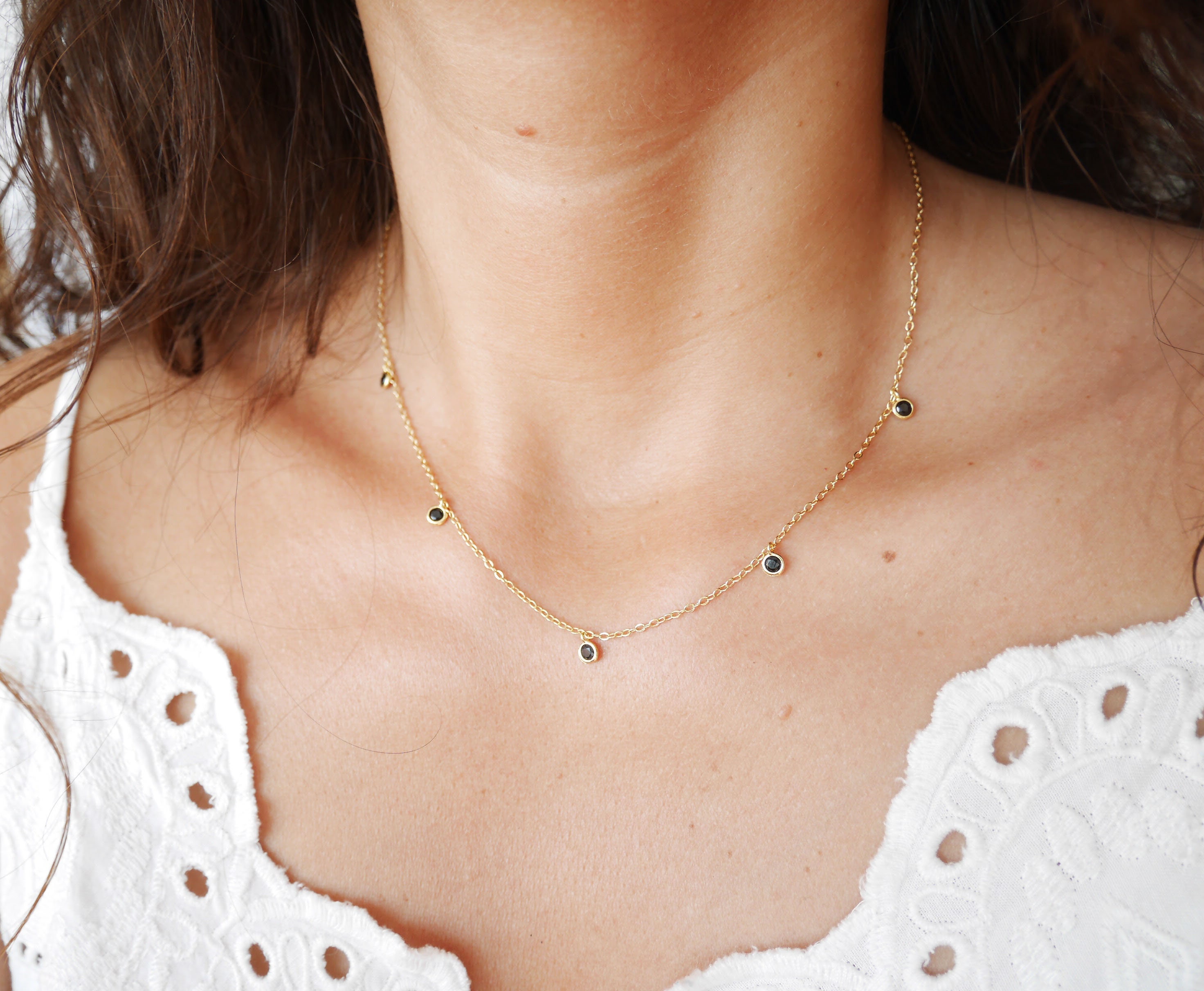 Diamond station on sale necklace mejuri