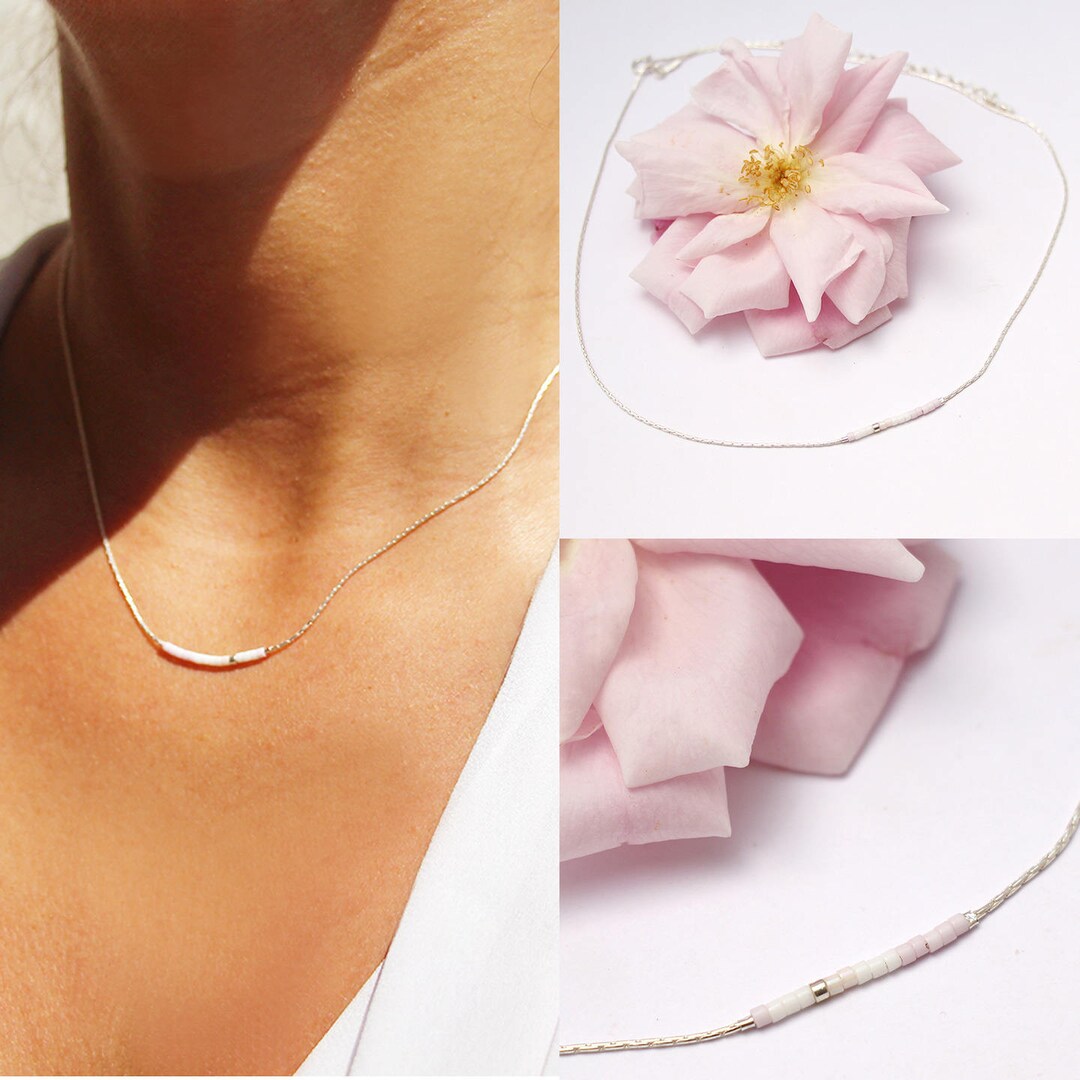 Collier Serpent Argenté Avec Cristaux Fumés - Bijou Vintage Fashion - État Impeccable - Pour Femme