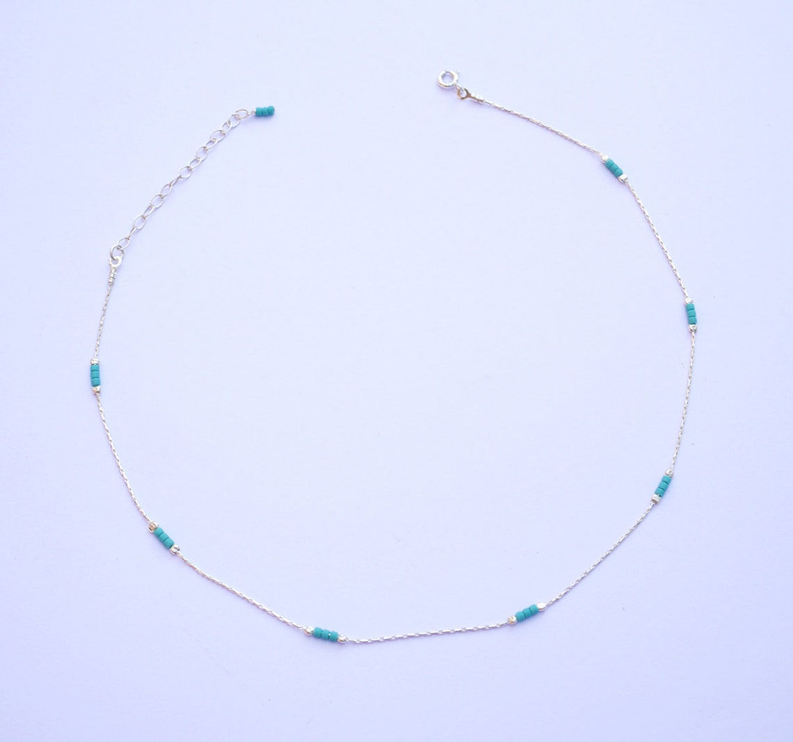 Collier Ras De Cou Argent Maille Serpent Vintage - Occasion Bon état, Couleur Argenté
