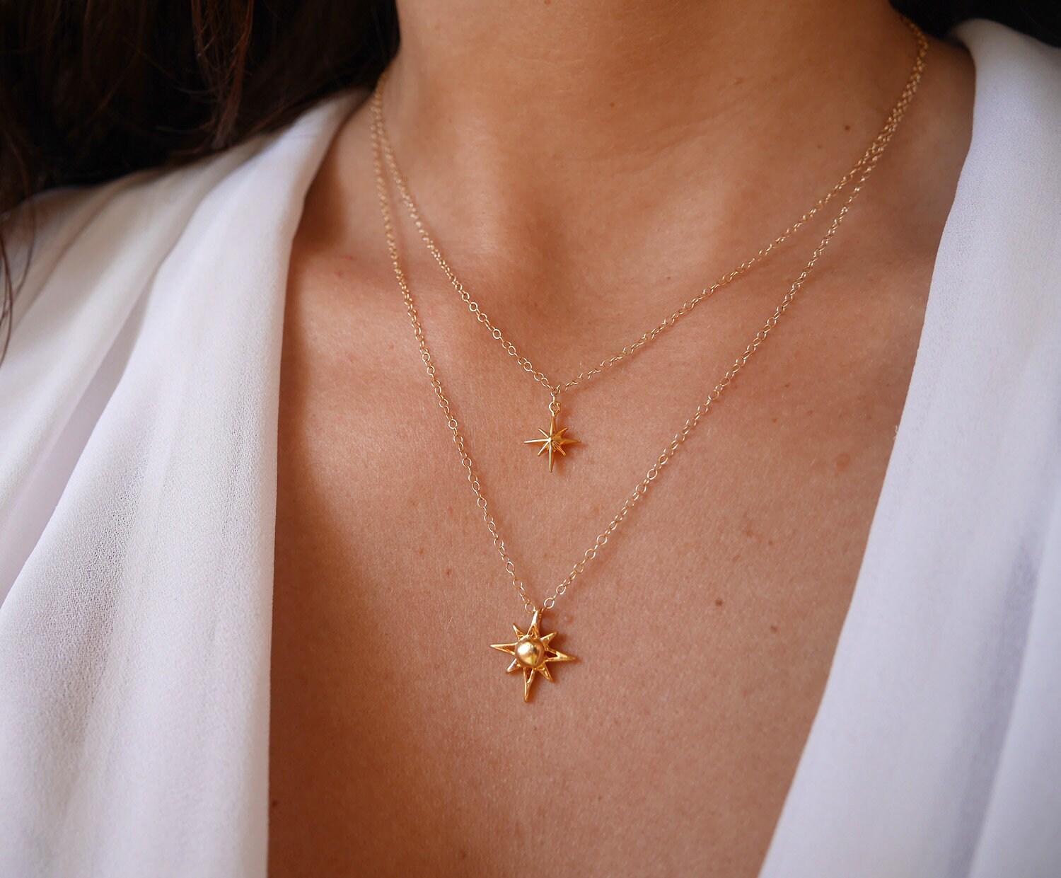 Etsy north 2024 star necklace