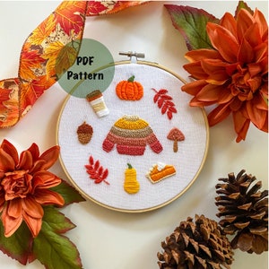Herbst Vibes Embroidery PDF Pattern