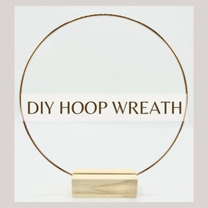 Hoop centerpiece base and ring.  Great for DIY projects.