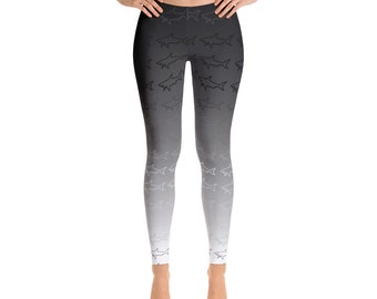 Shark Leggings - Etsy
