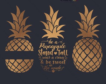 Pineapple Quote Svg Etsy