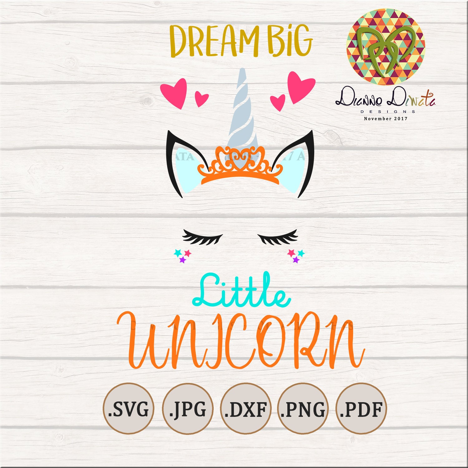 Download Dream Big Little Unicorn Svg Unicorn Clip Art Cute Unicorn Etsy