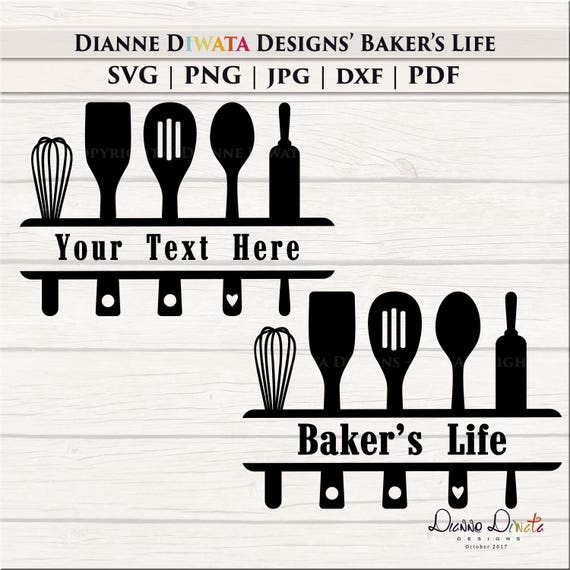Download Kitchen Utensil SVG Baking Utensil Clipart Kitchen Signs ...