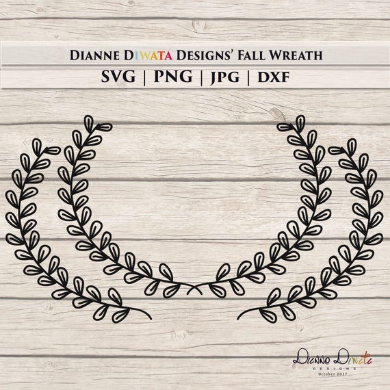 Download Wreath Svg Wreath Fall Vector Wreath Border Svg Fall Etsy