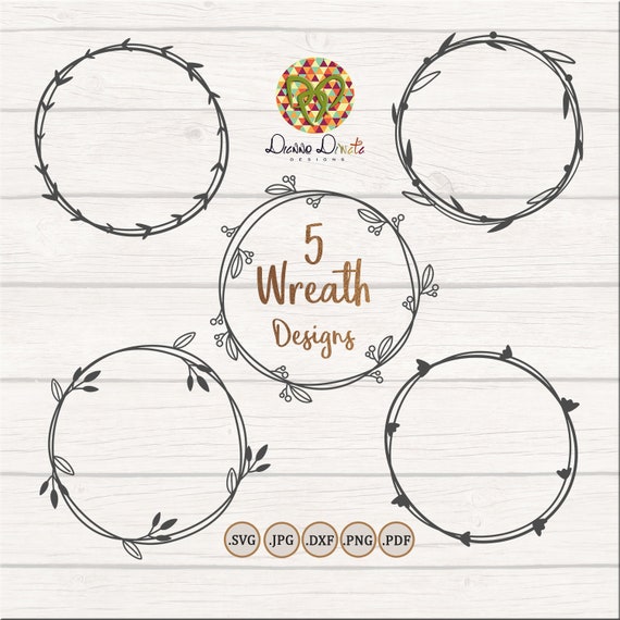 Download Wreath Svg Wreath Clipart Laurel Wreath Bundle Decoration Etsy