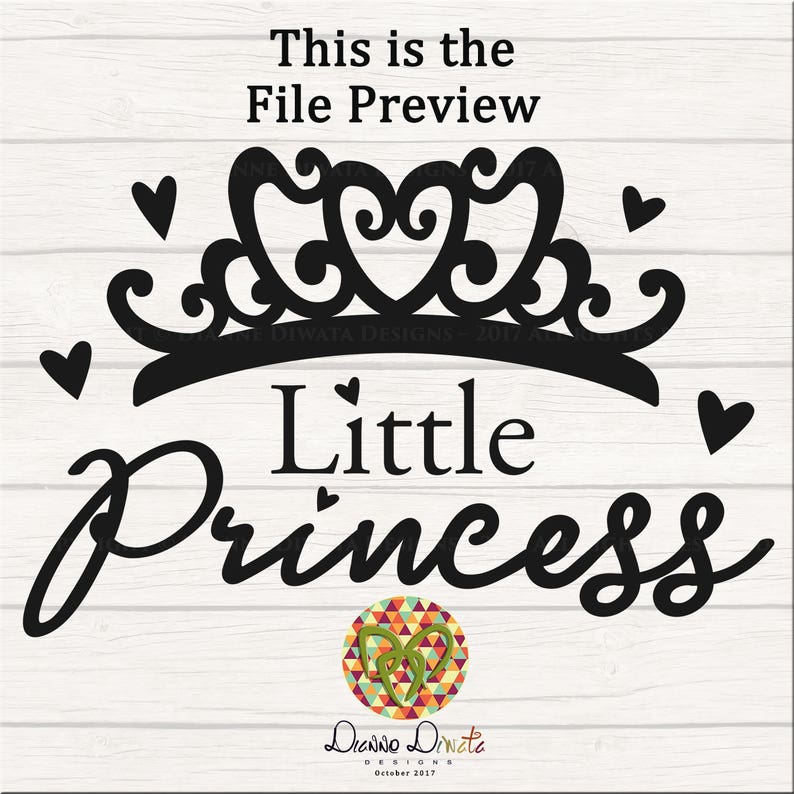 Download Little Princess SVG Crown Princess Cut File Crown Princess ...