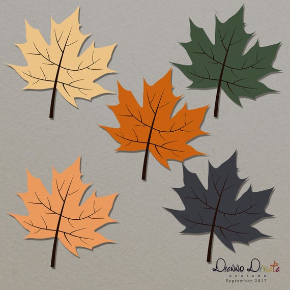 Download Free Fall Leaf Clipart Autumn Leaf Vector Leaves Clip Art Etsy SVG Cut Files