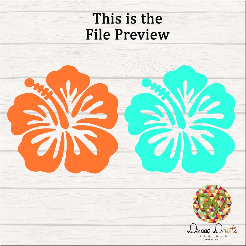 Download Hibiscus SVG Hibiscus Flower SVG Digital Name Template | Etsy