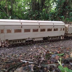 Passenger Car for wood Steam train wooden Carriage