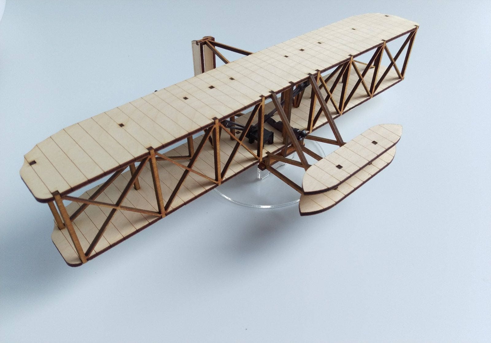 Wright Flyer 1903 Wooden Biplane Laser Cut Kit Etsy