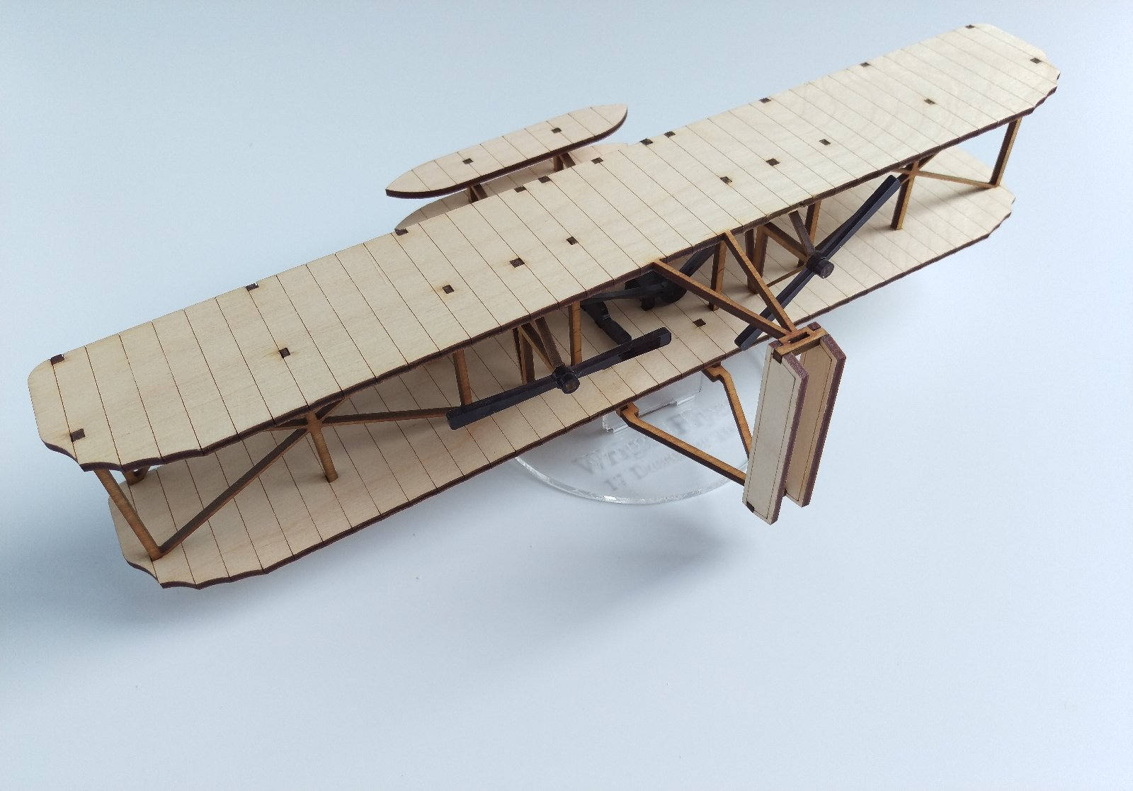 Wright Flyer 1903 wooden Biplane Laser Cut Kit Etsy