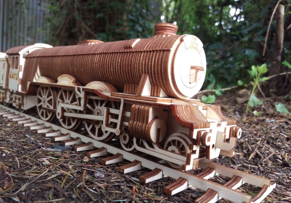 smyths wooden train