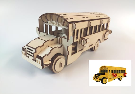 wooden bus