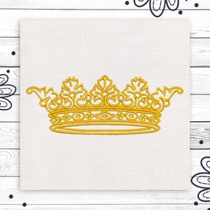 Crown embroidery Girly embroidery design Tumblr 4 sizes INSTANT DOWNLOAD EE5048