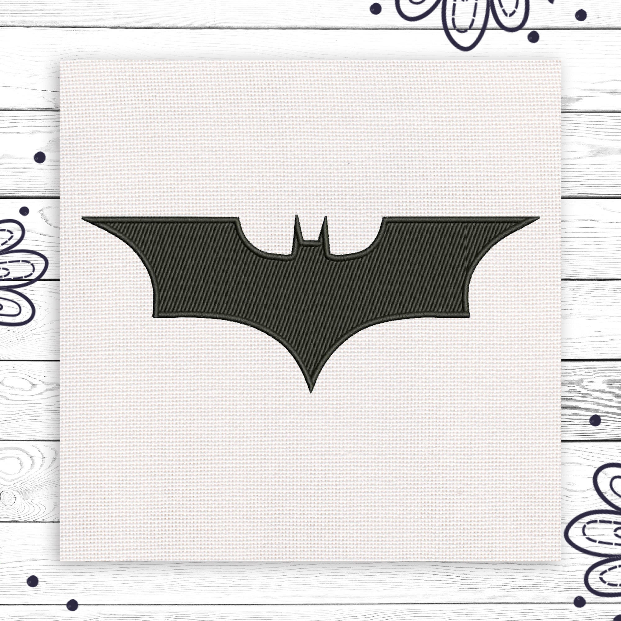 Batman embroidery Batman Discount 10 Machine embroidery Etsy