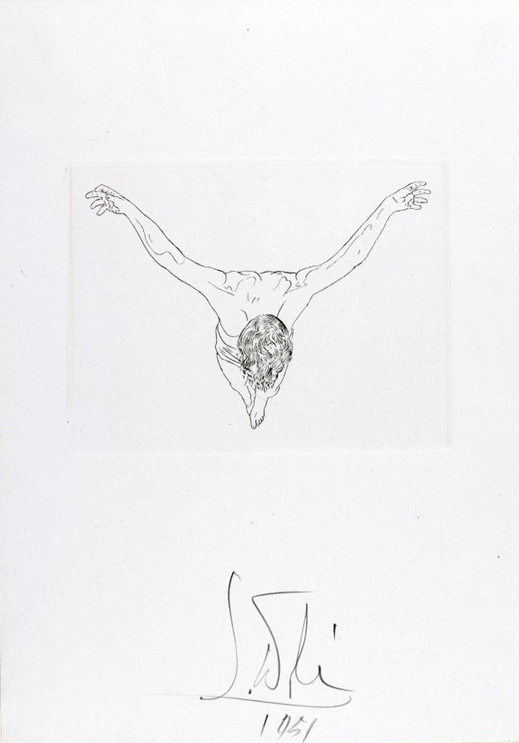 Salvador Dalí Print Mystic Manifesto 1951 Salvador Dali | Etsy