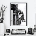 The Kiss Of Life * Black & White Photo Print * Photography Print * Modern Wall Art * Wall Decor * Vintage Photo Print * product logo