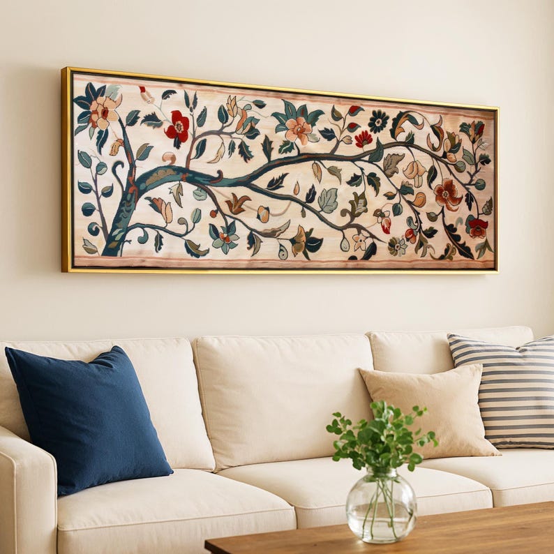 Vintage Japanese Tapestry Wall Art Framed Print image 6