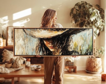 Cowgirl Wall Art Framed, Western Wall Decor