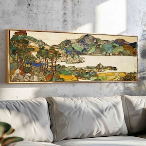 Panoramic Wall Art - Horizontal Landscape Wall Art Print - Horizontal Wall Art - Large Wall Art - Wide Above Bed/Sofa Wall Art Print