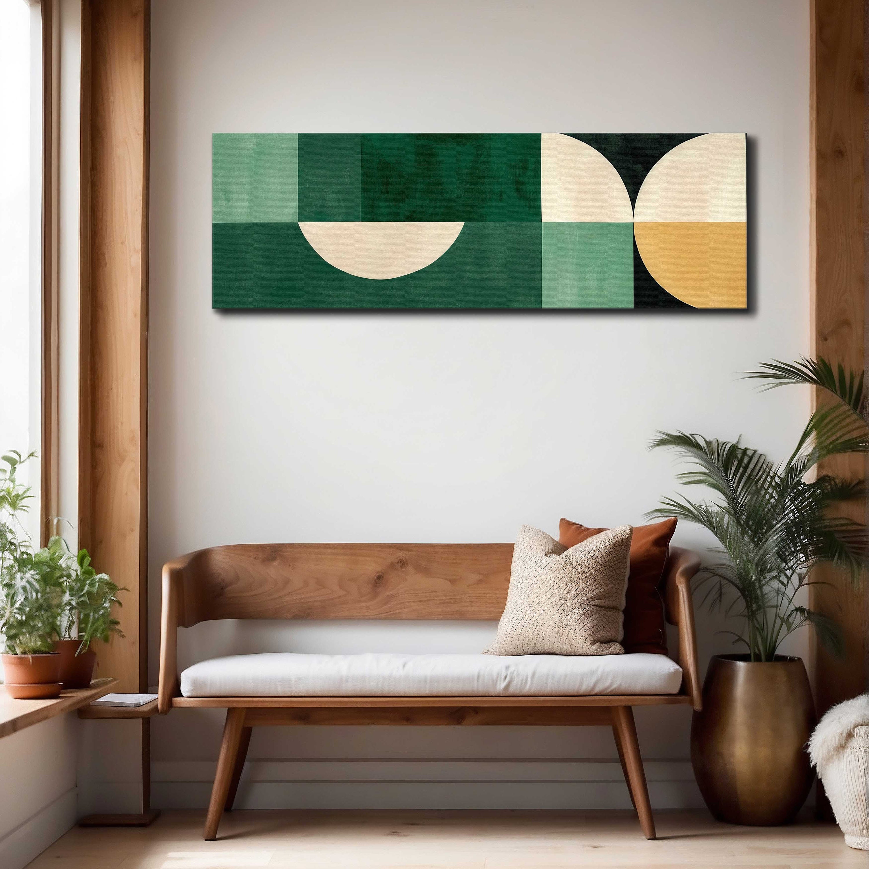 Framed Mid Century Wall Art, Panoramic Geometric Modern Wall Art, Mid Century Modern Print, Large Wall Art Framed, Above Bed/ Couch Decor - Etsy Framed Mid Century Wall Art, Panoramic Geometric Modern Wall Art, Mid Century Modern Print, Large Wall Art Framed, Above Bed/ Couch Decor - Etsy
