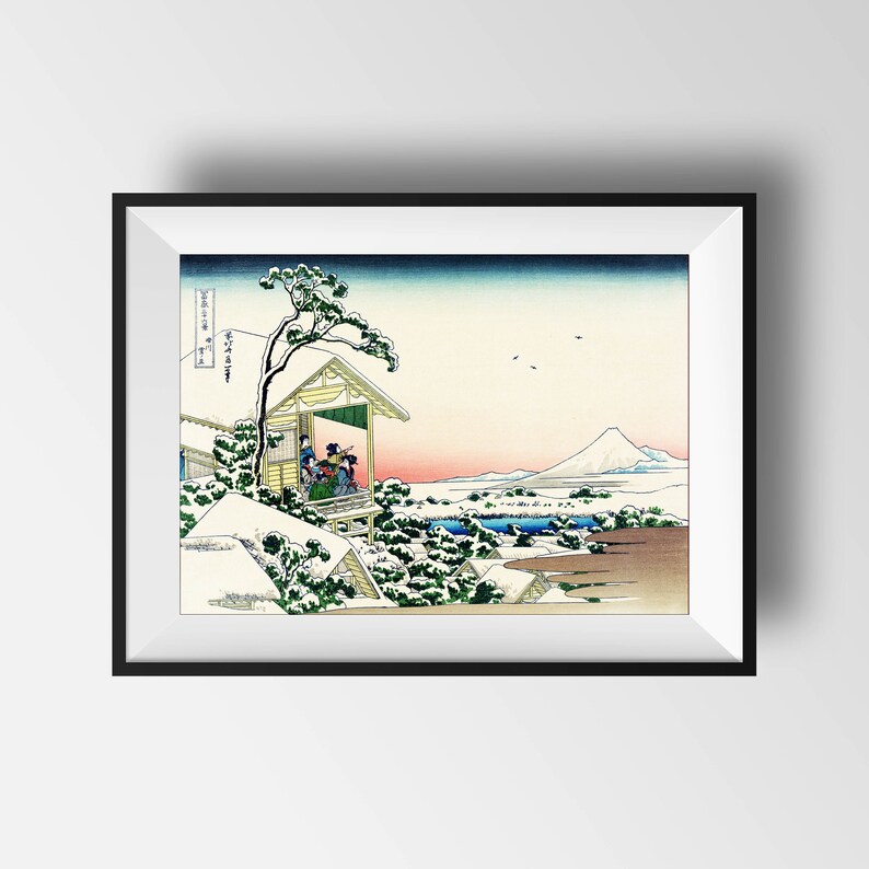 Japanese Print Japanese Poster Asian Print Oriental Wall Etsy