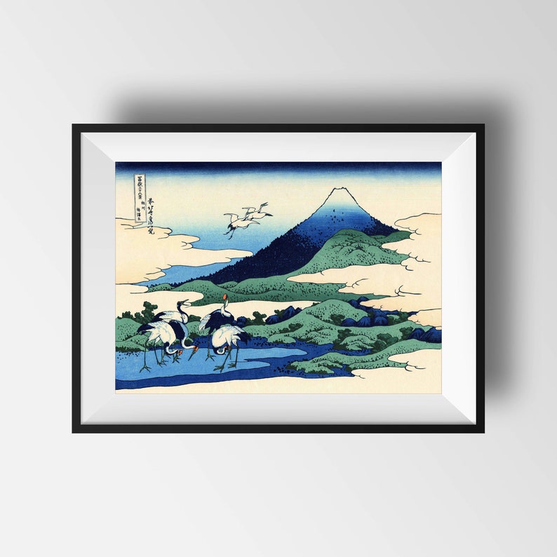 Japanese Print Japanese Poster Japanese Woodcut Art Print Etsy