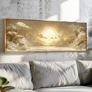Surreal 3D Effect Wall art framed, Modern Wall Art, Surreal Wall Art Print, Above Bed/Couch Decor, Maximalist Wall Art, New Age Art Print