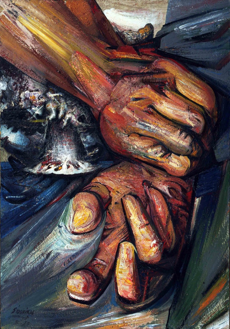 Давид альфаро сикейрос картины