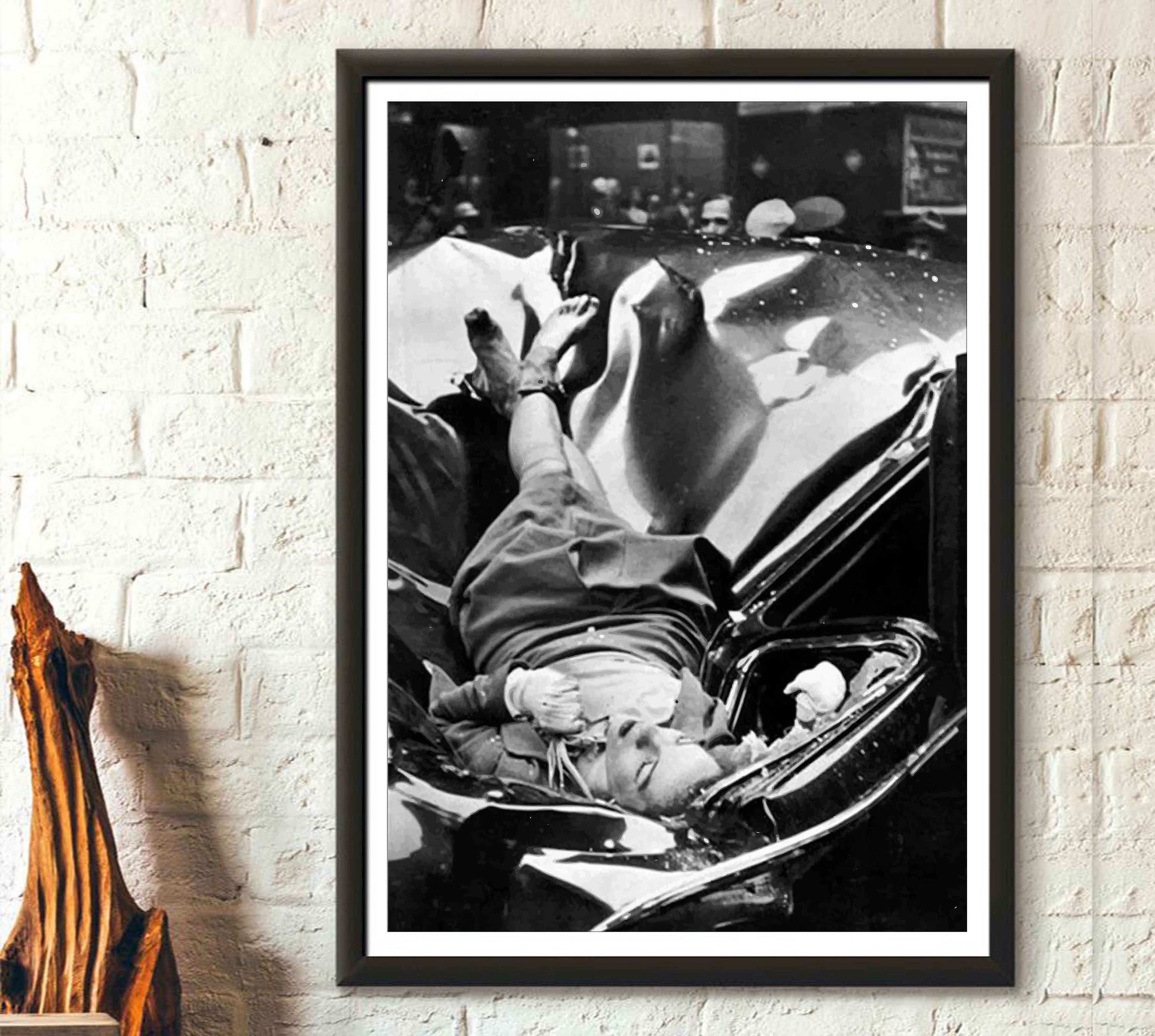 Evelyn Mchale Print Empire State Suicide Black and White - Etsy