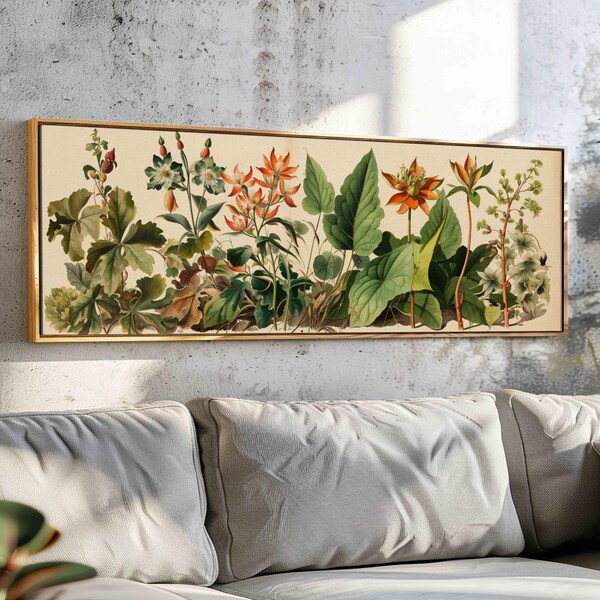 Vintage Botanical Wall Art - Etsy