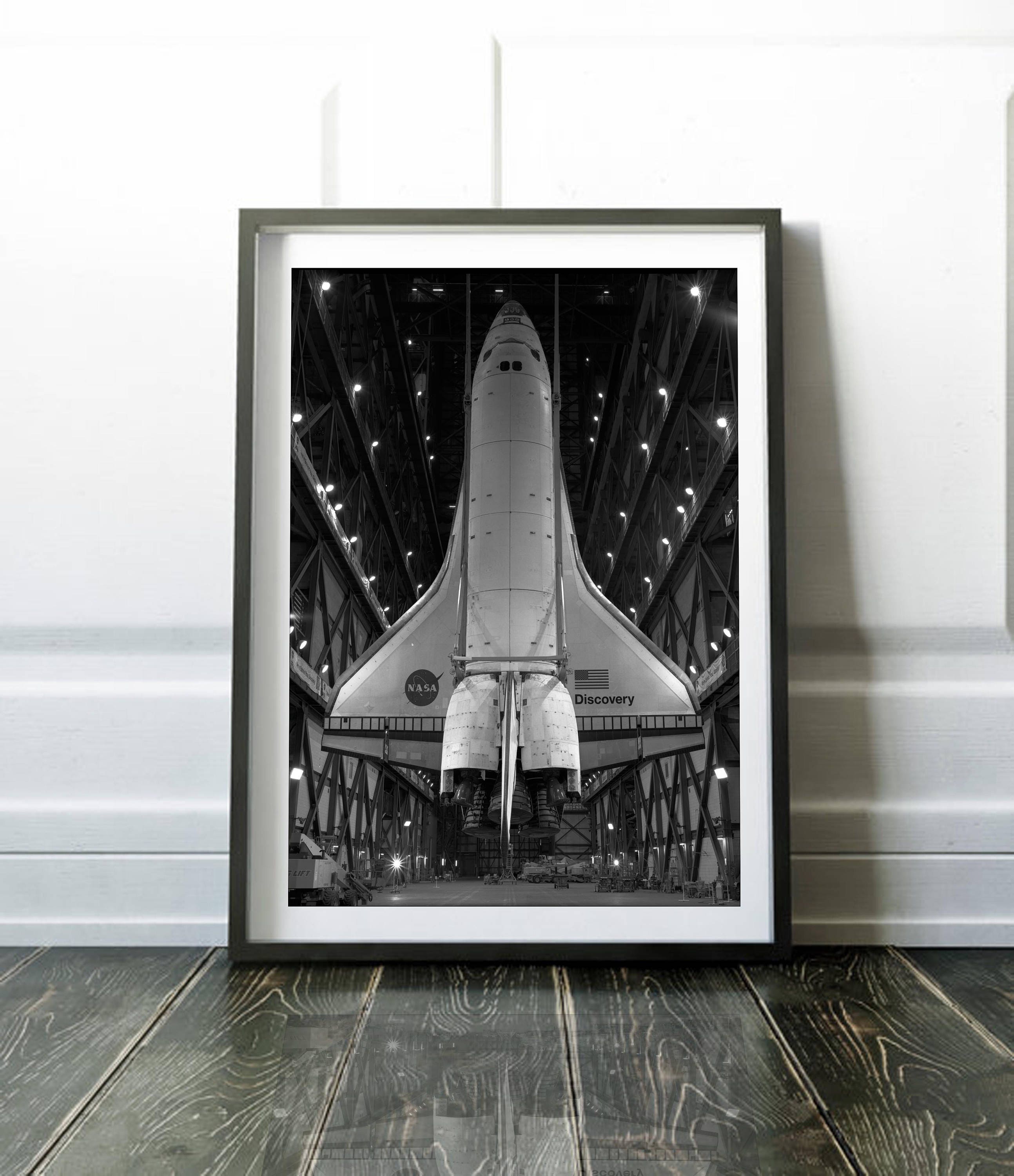Space Shuttle Print Space Poster NASA Poster Space Wall Etsy