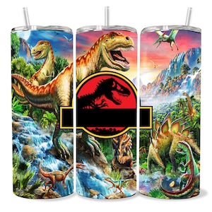 Jurassic Park Customizable 20oz Sublimation Tumbler Digital File