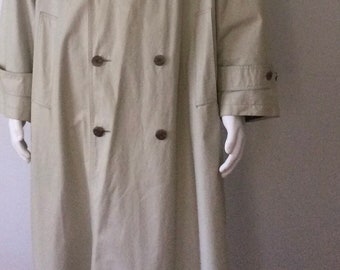 Bill Blass Khaki shade Trench /Over Coat - No Belt (Size 44 Short)