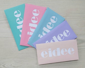 Eid Mubarak Money Envelope, Colorful Eidee Gift Sleeve