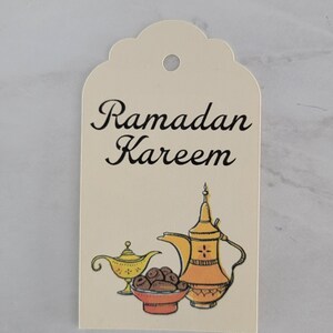 Set of 6-Ramadan Kareem Tags, Ramadan Kareem Tags, Ramadan Gift Set, Ramadan Gifts, Recyclable Gift Tag, Ramadan, Ramadan Gift for Friends, image 3