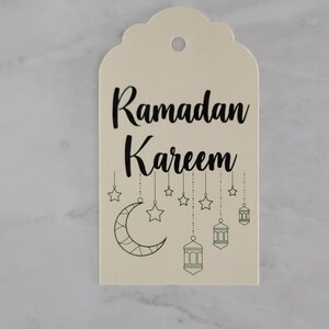 Set of 6-Ramadan Kareem Tags, Ramadan Kareem Tags, Ramadan Gift Set, Ramadan Gifts, Recyclable Gift Tag, Ramadan, Ramadan Gift for Friends, image 6