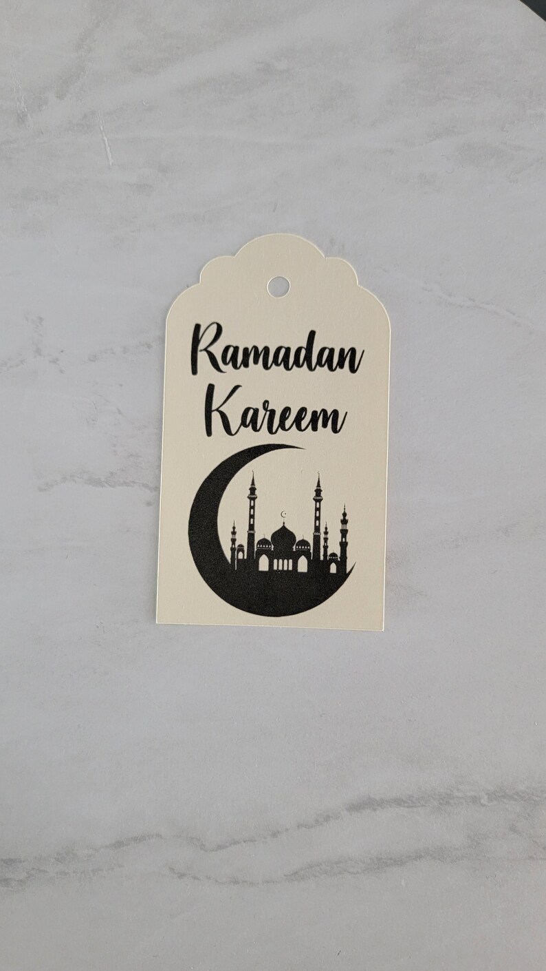 Set of 6-Ramadan Kareem Tags, Ramadan Kareem Tags, Ramadan Gift Set, Ramadan Gifts, Recyclable Gift Tag, Ramadan, Ramadan Gift for Friends, image 8