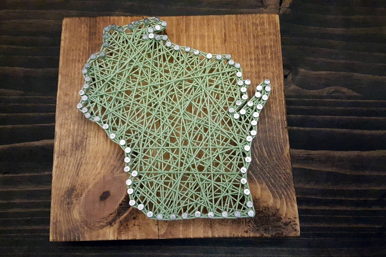 State String Art/ String Art/ State Decor/ State Sign/ Wedding - Etsy