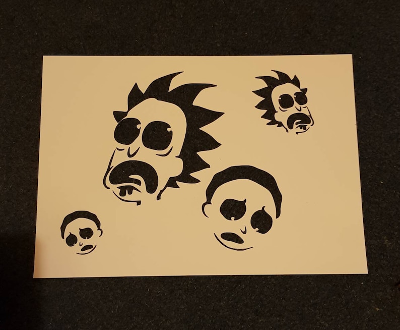 Rick and Morty Stencil Art: Capture the Interdimensional Chaos